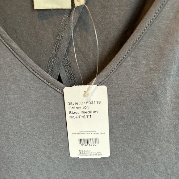 NWT Simple by Suzanne betro 3/4 sleeve tshirt - Picture 4 of 4